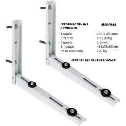 Soporte para Minisplit 450...