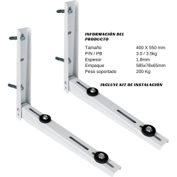 Soporte para Minisplit 550...