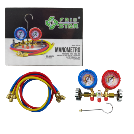 MANOMETRO R22-404A-32-410 /HASTA 4000PSI