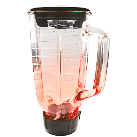 Vaso de Vidrio Armado Naranja