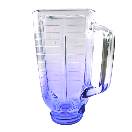 Vaso de Vidrio Cuadrado en Morado
