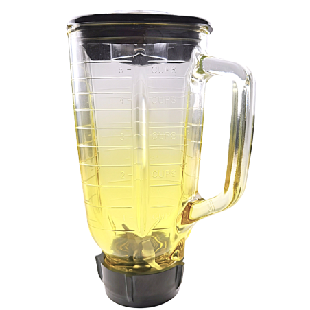 Vaso de Vidrio Armado Amarillo