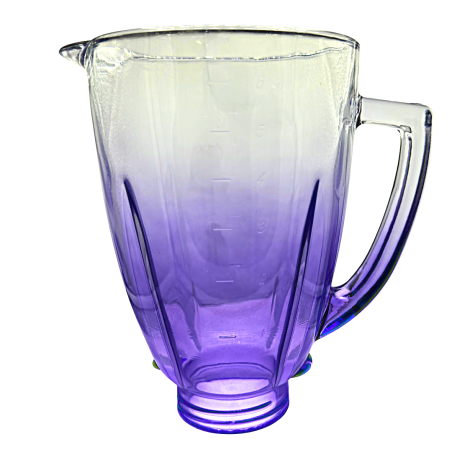 Vaso de Vidrio Contemporáneo Morado
