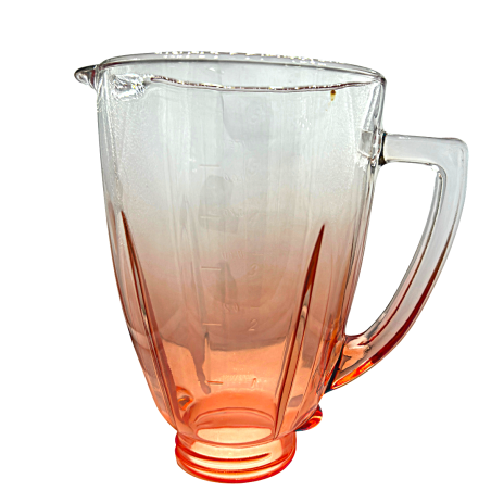 Vaso de Vidrio Contemporáneo Naranja