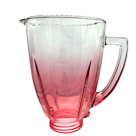 Vaso de Vidrio Contemporáneo Rojo