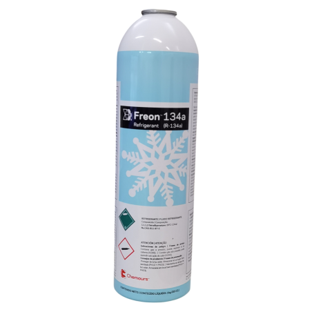 Gas Refrigeración R134A Lata 1 Kg. Freon