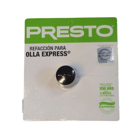 Regulador de Presión para Olla Express Presto Premier 6, 7 y 8 L