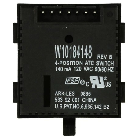 Microswitch Whirlpool 4 Posiciones 7 Terminales W10184148