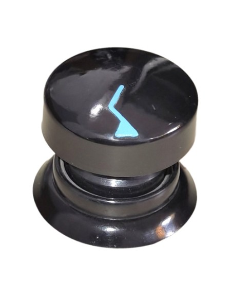 Juego Perilla Negra Vástago Gruesa