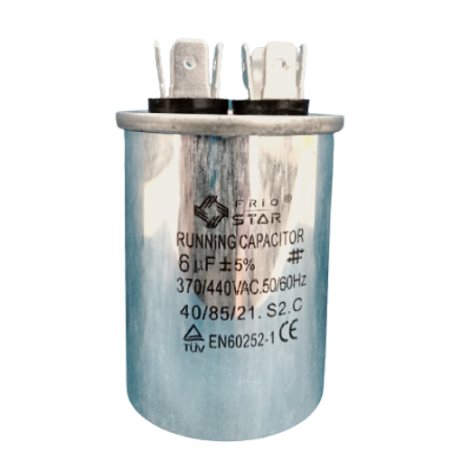 Capacitor de Trabajo 6MF 370V-440V