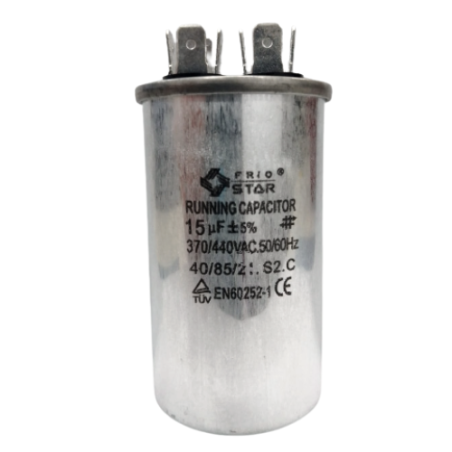 Capacitor de Trabajo 15MF 370V-440V