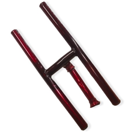 Quemador "H" 40cm. con Codo, T. Inyectada