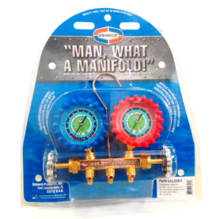 Manometro R22 R12 R134A 500 PSI Uniwe