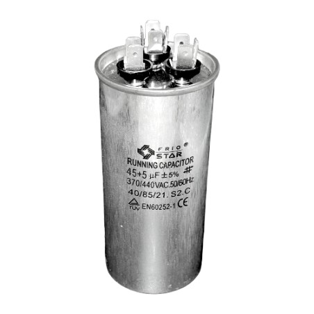 Capacitor de trabajo 55 mf 370v-440v