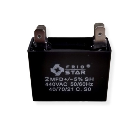 capacitor cuadrado 2.0 mf 440v 2 patas