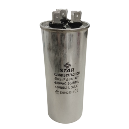 Capacitor de Trabajo 40+5 MF 440V Redondo