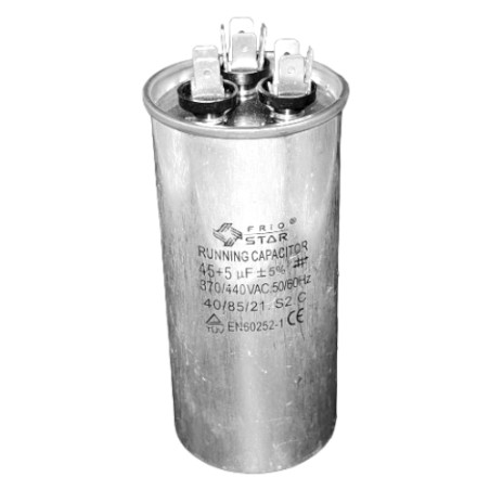 Capacitor de Trabajo 45+5 MF 370V-440V