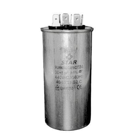 capacitor de trabajo 30+5 mf+ - 5% 440v