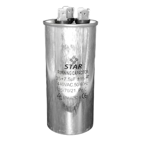 capacitor de trabajo 35+7.5mf+ - 5% 440v