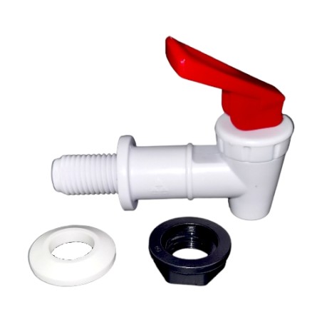 Llave Blanca con Palanca Roja Cuerda 5/8