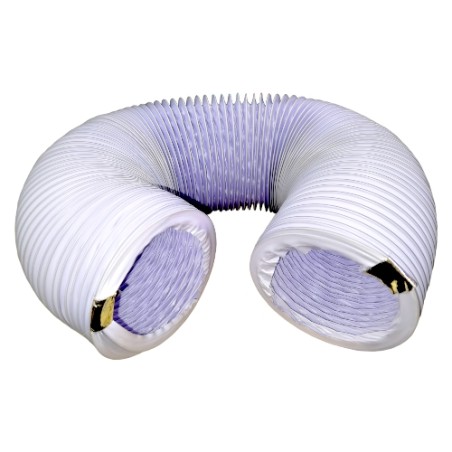Ducto Flexible Vinyl - 4' d  x 2.4 mt