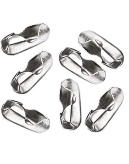 Conector Cadena 50 PCS Plateadas