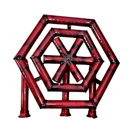Quemador Triple Estrella, con Codo, T. Inyectada