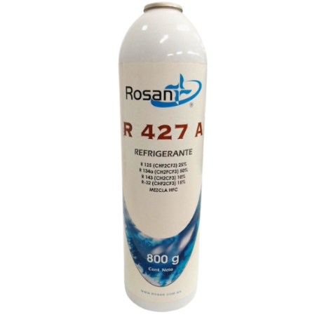 Gas Refrigerante Rosan R427A Lata 800 Gr.