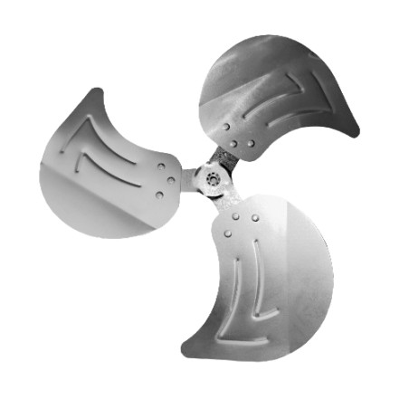 Aspa 16" Metálica, Centro 8 mm Sir Mytec