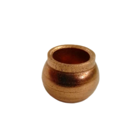 Buje Ventilador  de Bronce con Cuello Diámetro 10 mm