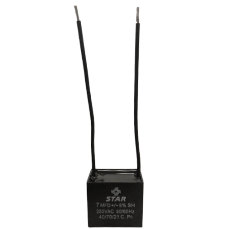 Capacitor Cuadrado 7 MF 250V