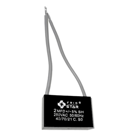 Capacitor Cuadrado 2.0 MF 250V Ventilador