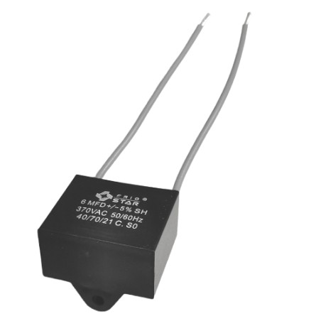 Capacitor Cuadrado 6.0 MF 370V