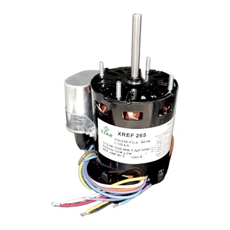 Motor 1/12 con Capacitor Reversible 1550 RPM