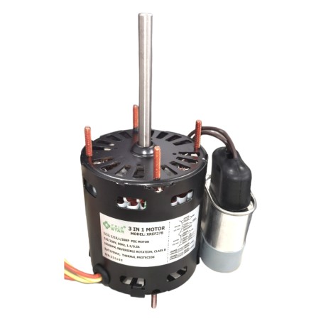Motor 3 en 1 con Capacitor Reversible