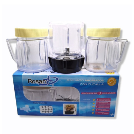 Mini vaso de Plastico, hermético, para salsas, papillas, etc.