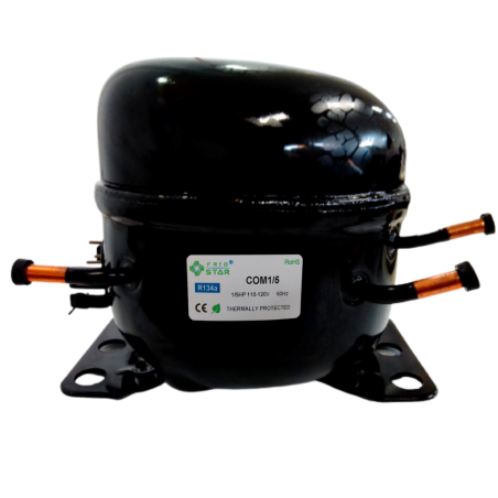 Compresor 1/5 HP, 150w, cop (w/w) 1.30