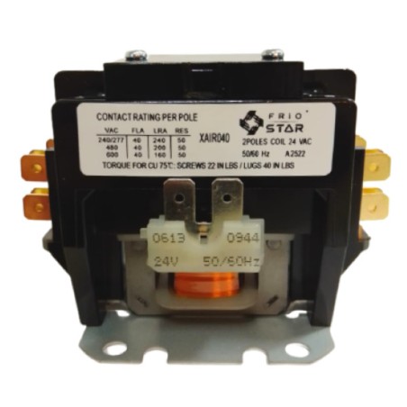 Contactor 2 Polos Bobina 24V 40AMP