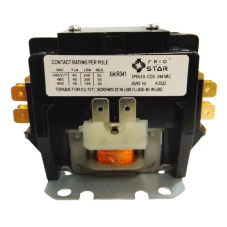 Contacto 2 Polos Bobina 240V 40AMP