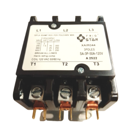 Contactor 3 Polos Bobina 120V 50AMP