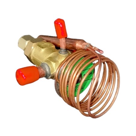 Válvula de Expansión Acumulador Exterior R410 15TR 1/2x5/8, 1/4 ODF