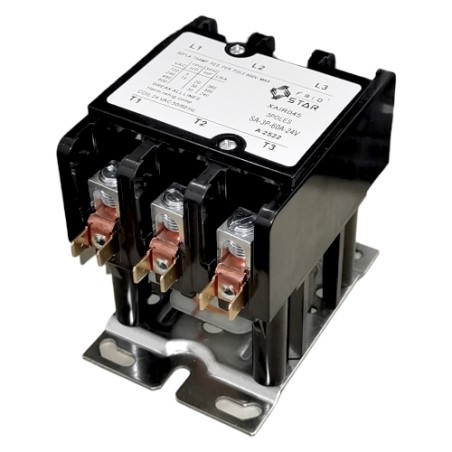Contactor 3 Polos Bobina 24V 60 AMP