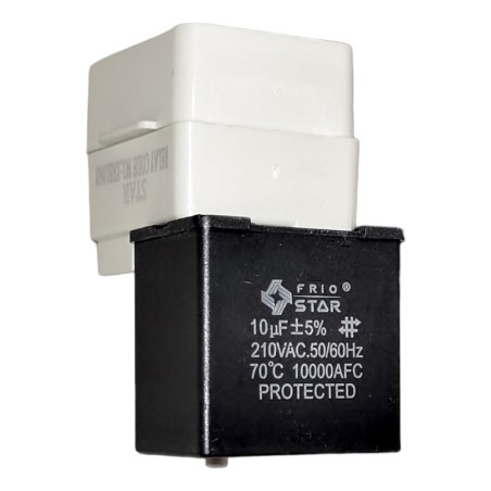 Relay Integrado 10MF Terminal Delgada
