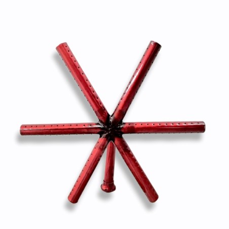 Quemador Estrella 40cm. con Codo, T. Inyectada