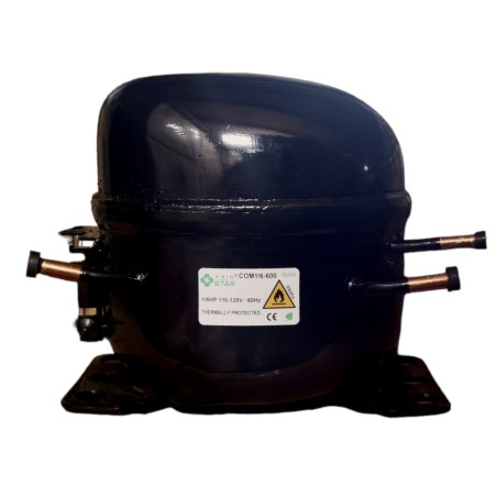 Compresor 1/6 Gas 600, 1/6HP,120V, 60HZ