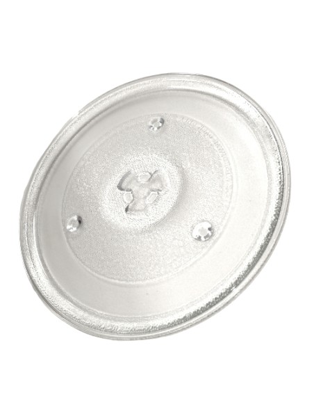 Plato de Cristal 27 cm de Diametro Trebol