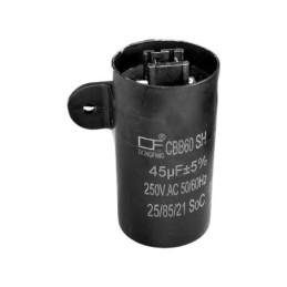 Capacitor 45MF, 250V, Sirve...