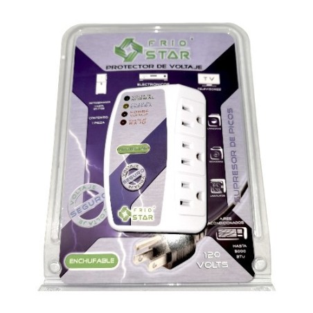 Protector de Voltaje 120V Usos Multiples